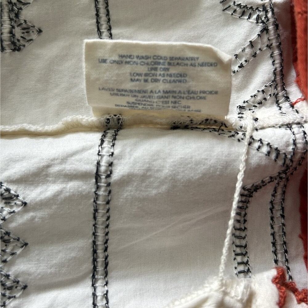 Anthropologie Edme & Esyllte Mendoza Codex Embroidered Skirt Sz 6 Boho Festival - Picture 10 of 10